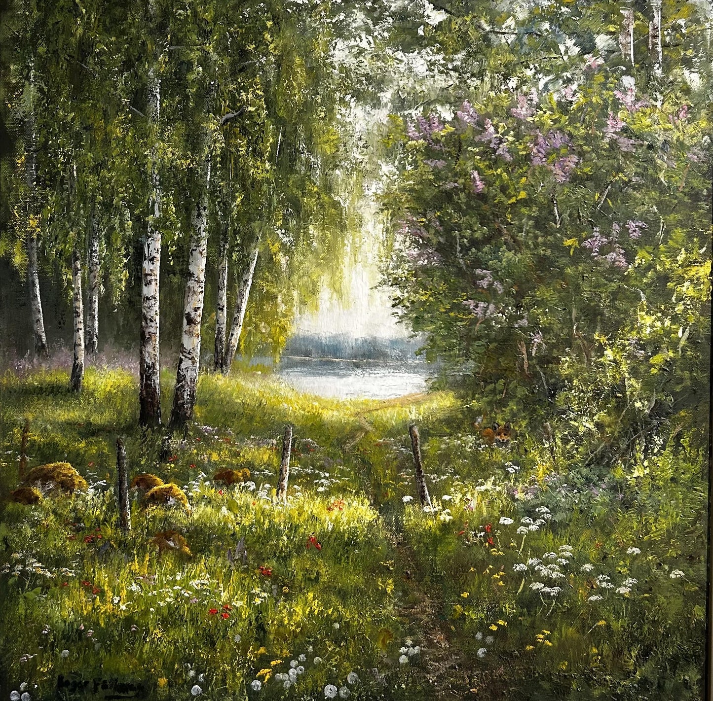 The path to the lake